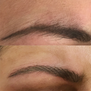 sourcil réparation