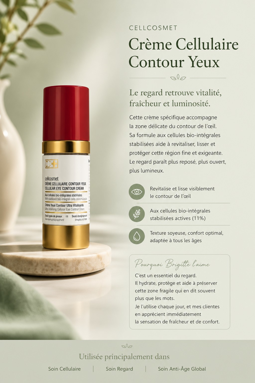 cellcosmet contour yeux Brigitte