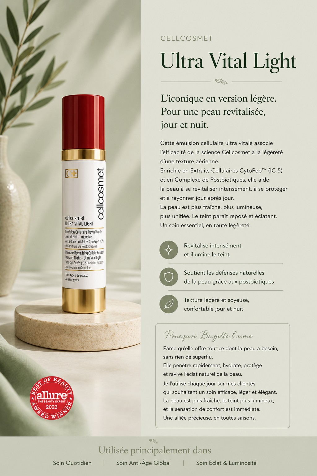 cellcosmet ultra light Brigitte